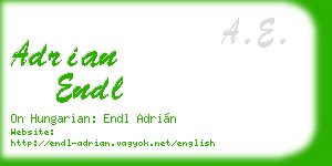 adrian endl business card